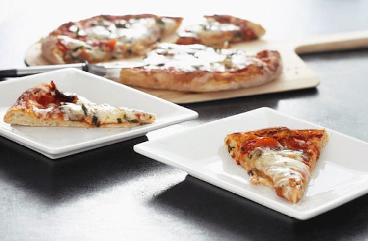 Beautiful Artistic Pizza Margherita Artistic Italian pizza