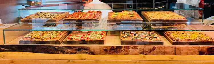 Roman Pizza al Taglio Display